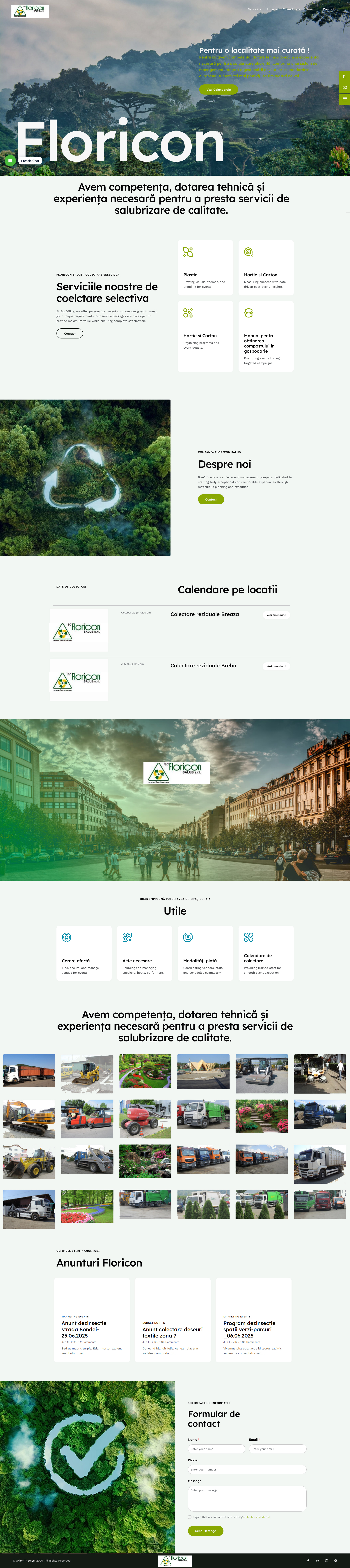 Machetă site Eloricon